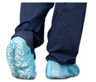 SHOE COVERS, BLUE NON SKID, 50PAIR/BAG, (3BAGS/CS)