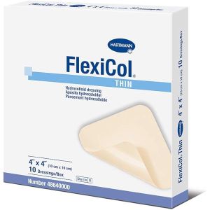 DRESSING, FLEXICOL LF HYDROCOLLOID 2" X 2"; 20/BX