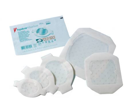 DRESSING, TACAD 3\" X 3 3/4\" CLEAR HYDROCOLLOID, EACH