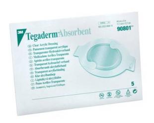 DRESSING, TEGADERM ABSORBENT CLEAR 4 3/8\"X5\"  EACH