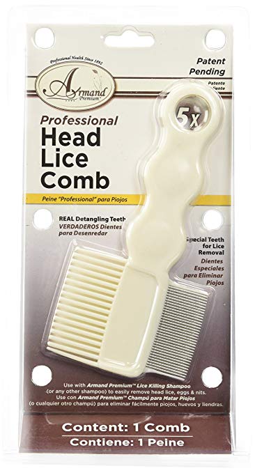 COMB, LICE & EGGS PLASTIC W/ 5X MAGNIFIYING, EACH