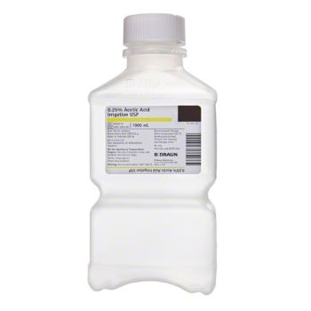 ACETIC ACID, 0.25% 1000ML FOR IRRIGATION, 16/CS